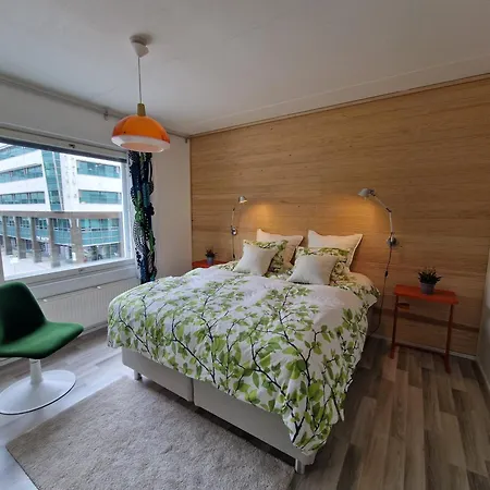 Bright, Big With Own Sauna & Balcony Daire *